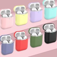 Silicone Case For Apple Airpods 1/2 Cover Protective Earphone Case Headphones Cases Protective For Apple Airpods 2/1 Cover Headphones Accessories