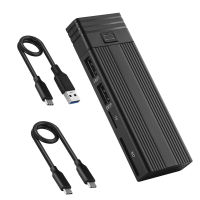 SSD Enclosure USB HUB PCIe M.2 Nvmesata HDD Enclosure USB 3.2 Gen 2ใช้งานร่วมกับ2230 2242 2260 2280 SSD สำหรับแล็ปท็อป