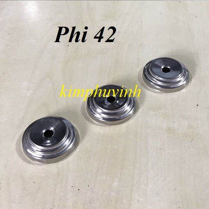 05 CÁI - CHỤP ĐẾ CẦU INOX TRỤ 42mm - CHỤP QUẢ CẦU INOX TRỤ PHI 42 ...