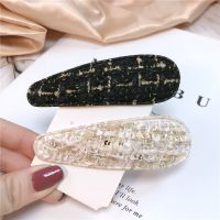 2pc solid drop water Hair Claws Clips For Girls Women Barrette Vintage Hairpin Crab haircombs Korean hair Accessories