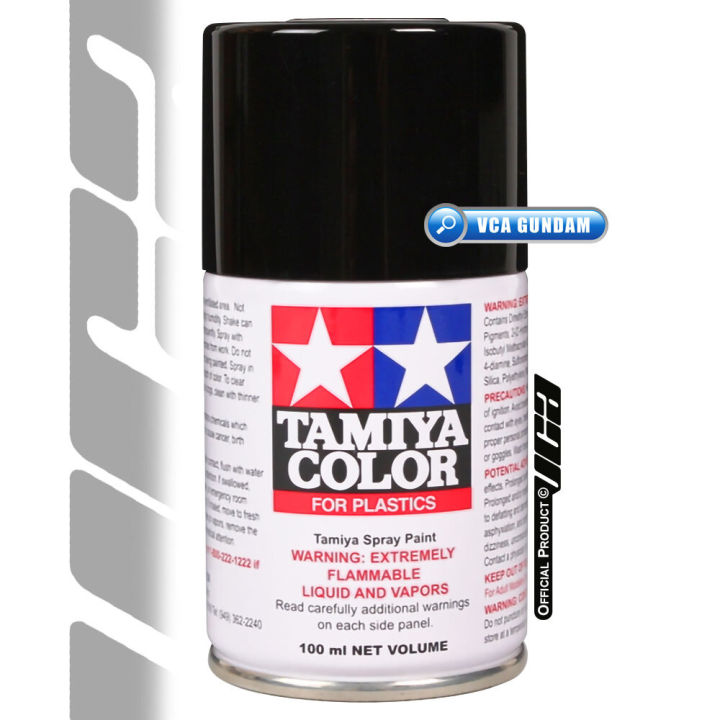 tamiya-85006-ts-6-matt-black-color-spray-paint-can-100ml-for-plastic-model-toy-สีสเปรย์ทามิย่า-พ่นโมเดล-โมเดล-vca-gundam