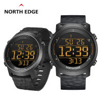 [สินค้าใหม่]NORTH EDGE LAKER2 2023 ใหม่ 50 เมตรกันน้ำมัลติฟังก์ชั่นาฬิกาจับเวลานาฬิกาปลุก mnome ผู้ชายนาฬิกา [มืออาชีพกีฬากลางแจ้งนาฬิกา]