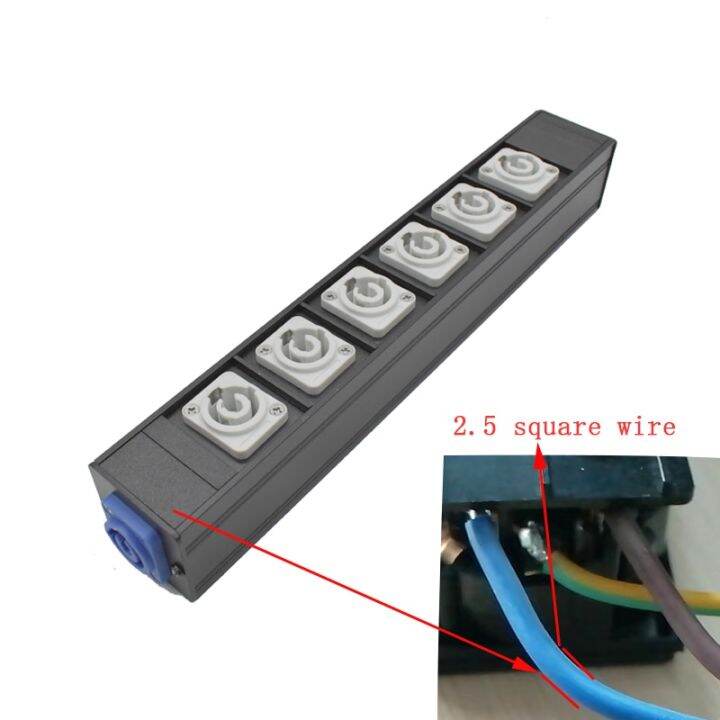 กล่องเอ็นโคลเซอร์อะลูมิเนียม-nac3mpa-nac3mpb-c-power-แชสซีสำหรับขั้วต่อไฟเวที20a-250v