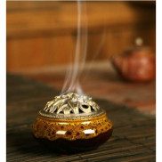 Buddha lotus incense burner ceramic incense burner