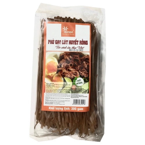 Phở gạo lứt huyết rồng 300g donavi - ảnh sản phẩm 1