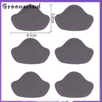 Greenwind แผ่นปะติดสำหรับซ่อมแซมส้นเท้า,แผ่นติดด้านหลังรองเท้ากีฬาสามารถซักได้6ชิ้น