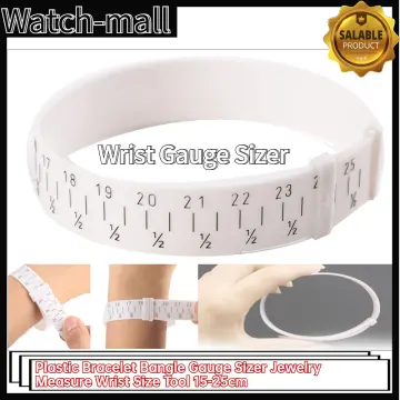 Plastic Bracelet Sizer Gauge Adjustable Bangle Measures 15-25cm Jewelry  Making Bracelet Sizing Tools DIY Tool