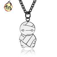 [COD] Anime cute little mummy stainless steel pendant ins neutral personality student necklace