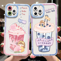 Cute Case Compatible for IPhone 14 13 12 11 Pro Max X XR XS Max 11 6 6S 7 8 14 Plus Soft Casing Transparent TPU Silicone Phone Shockproof Cover