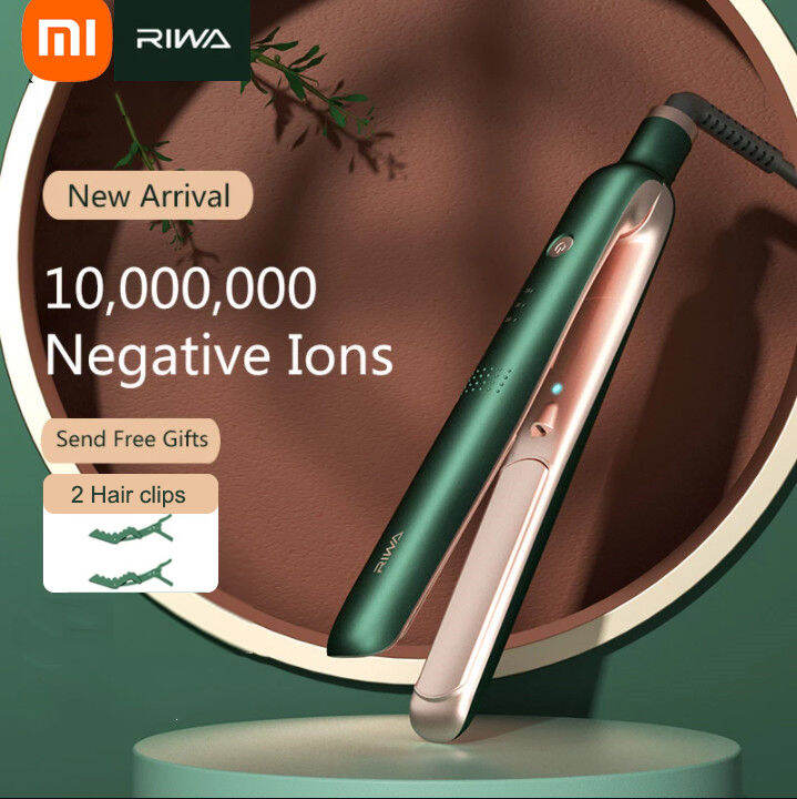 Xiaomi Riwa 2 In 1ที่ยืดผมขนาดเล็กแบบพกพา,ที่หนีบผมตรงที่ม้วนผมอุณหภูมิ ...