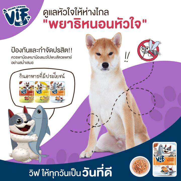 อาหารเปียกสำหรับสุนัข-พรีเมี่ยม-felina-canino-vif-12ซอง
