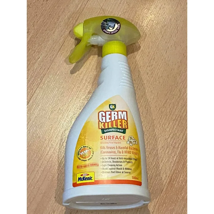 GK germ killer mckenic MC kills germs bacteria cleans outlet metal