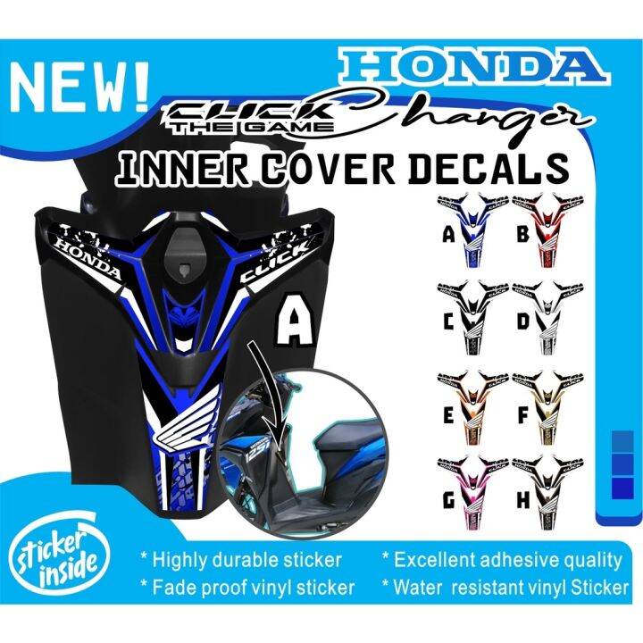 Honda Click Inner Body Printed Decals Sticker | Lazada PH