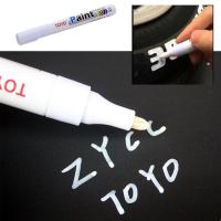 ( PRO+++ ) โปรแน่น.. ปากกาเขียนยาง PAINT MARKER ปากกาไว้สำหรับเขียนยาง รถยนต์(สีขาว)เซต 2 แท่ง ราคาสุดคุ้ม ปากกา เมจิก ปากกา ไฮ ไล ท์ ปากกาหมึกซึม ปากกา ไวท์ บอร์ด