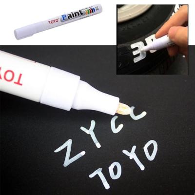 ( สุดคุ้ม+++ ) ปากกาเขียนยาง PAINT MARKER ปากกาไว้สำหรับเขียนยาง รถยนต์(สีขาว)เซต 2 แท่ง ราคาถูก ปากกา เมจิก ปากกา ไฮ ไล ท์ ปากกาหมึกซึม ปากกา ไวท์ บอร์ด