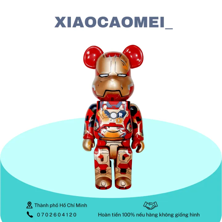Mô hình Bearbrick 400 Medicom Toy x SSUR 2018  Đồ chơi trẻ em