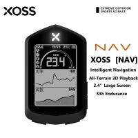 XOSS NAV คอมพิวเตอร์ GPS จักรยานไร้สายจักรยาน,จักรยานบนถนน MTB วัดความเร็วจักรยานกันน้ำได้มีระบบบลูทูธ