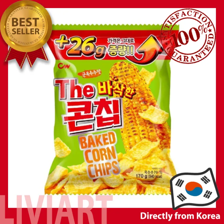 [CW] Extra Crispy Baked Corn Chips Chip Korean Best Selling Snack Food