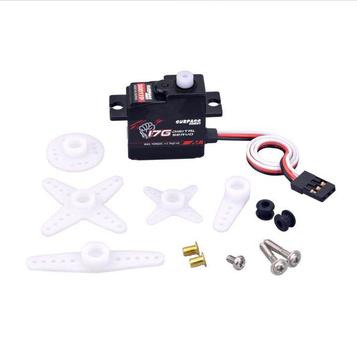 surpass-hobbyเซอร์โวแบบกันน้ำ17g-25g-3กก-6กก-พลาสติกเกียร์servo-bajaสำหรับ1-8-1-10-1-12-1-14สเกลรถrcเครื่องบินเรือท่อเครื่องบิน