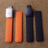 20mm soft nature Rubber silicone Watch Band watchband Fits For Tissot strap for T-Touch Z353 free tools Stainless steel buckles