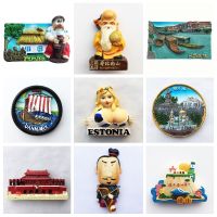 Fridge Magnet World Tourism Souvenir China Portugal Russia Nepal Ukraine Singapore Decorative Refrigerator Country Travel Crafts