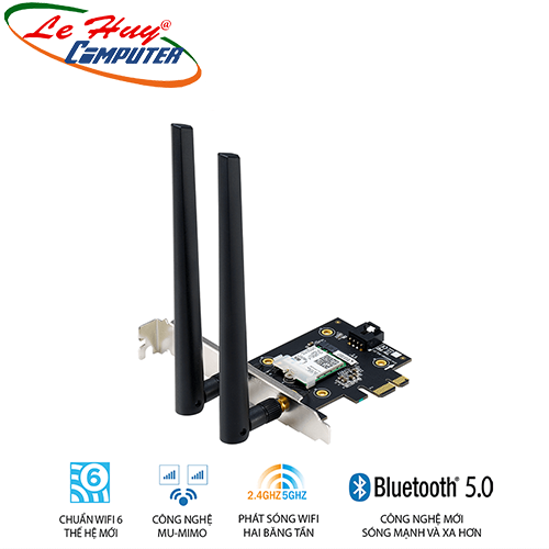 Card mạng WIFI PCI Express Asus PCE-AX3000 No BOX - Chính Hãng 