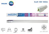 Philips หลอดไฟ LED EcoFit T8 18W 1200mm (Day light )