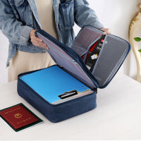 Newly Large Capacity Multi-Layer Storage Bag Certificate File Organizer Case Travel Passport Briefcase For Home Storage