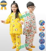Bộ áo mưa trẻ em vải siêu nhẹ chống thấm Hưng Việt