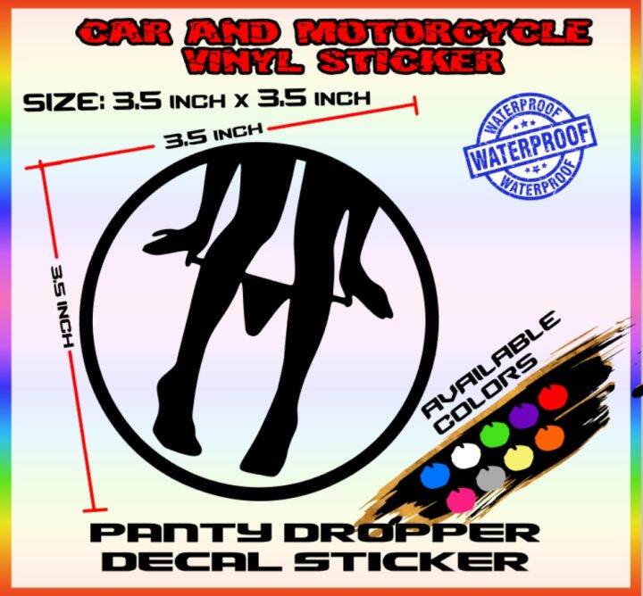 Panty dropper Sticker decals Lazada PH