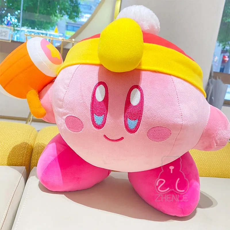 HOT Plush toys Game HOT 543] Bandai 32cm Kirby Plush Toy Anime Queen Star  Hammer Fighter Star Kirby Doll Animation Peripherals Toy Children 39;s  Birthday Gifts