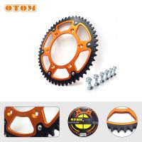 OTOM 51T 52T Rear Chain Sprocket 520 Chain Chainwheel Brake Disc Drum Plate For KTM EXC HUSQVARNA GASGAS Motorcycle Essories