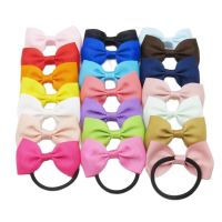 【CW】 1PCS Colorful Elastic Hair Bands Bows Tie Rope Accessories Headwear Best Gifts