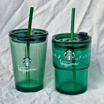 Starbucks China Enjoy Frappuccino Glass Straw Cup