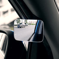 1Pcs กระจกรถ HD นูน Blind Spot Mirrow 360องศามุมกว้างปรับรถมองหลังที่จอดรถ Rimless กระจก3.15x 2.16นิ้ว