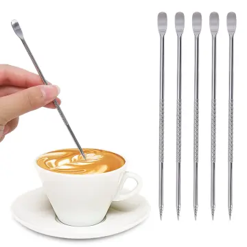 Stainless Steel Coffee Latte Art Pen, Tamper Needle Creative Fancy