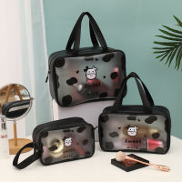 【cw】Storage Toiletry Organize Waterproof PVC Travel Cosmetic Portable Bag Transparent Zipper Makeup Storage Bag Case Female Wash Kithot