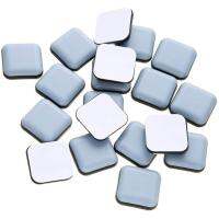 Special Offers 20Pc Square PTFE Furniture Gliders Self Adhesive Magic Sliders Floor Chair Sofa Mat Slider Pad Furniture Table Bases Protector