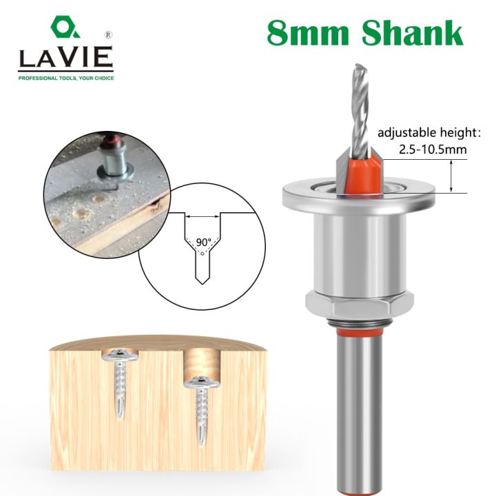 lavie-1ชิ้น8มม-ก้าน-hss-countersink-ไม้ชุดบิตเครื่องตัดมิลลิ่งอุปกรณ์ถอนสกรูการรื้อถอน