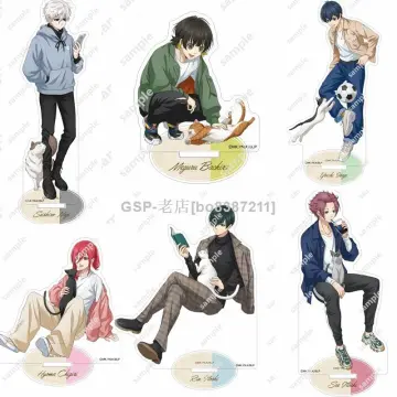 Anime BLUE LOCK Figures Bachira Meguru Chigiri Hyoma Cosplay Fashion  Acrylic Stand Model Plate Desk Decor Standing Sign Props