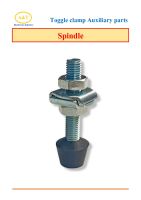 อะหลั่ยหัวจับตัวกดชิ้นงาน Spindle(Toggle clamp Auxiliary partsท็อกเกิ้ลแคลมป์ นกสับ สำหรับยึดจับชิ้นงาน)