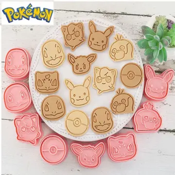 Pokemon Pikachu Cookie Mould 3D Cartoon Anime Baking Tool Cookie Candy  Cookie Pastry Press Mould Plastic Kitchen Accessories New - AliExpress