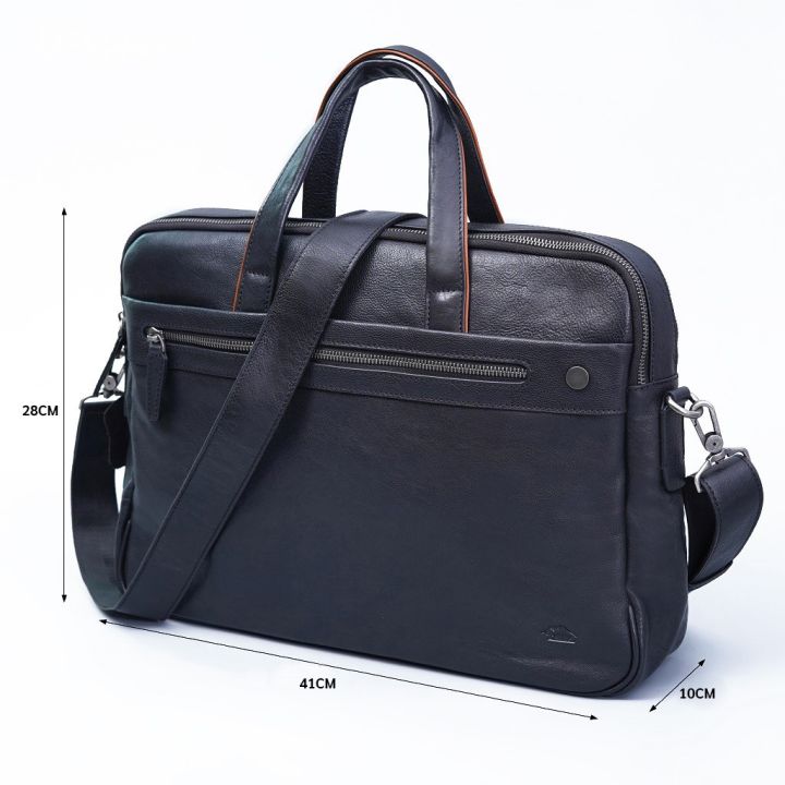 กระเป๋าเอกสาร-โน๊ตบุ๊คหนังแท้-รุ่น-washington-messenger-bag-สินค้าจำนวนจำกัด