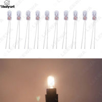 Studyset IN stock 10pcs Car Halogen Bulb T3 12v 30ma Quartz Transparent Glass High Temperature Resistance Car Dashboard Lights Replace Old Bulbs