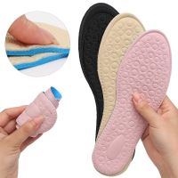 2Pcs EVA Memory Foam Breathable Massage Insoles for Women Shoes Inner Sole Shoe Insert Lift Heel Comfort Heightening Insoles Shoes Accessories