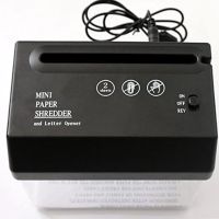 USB Shredder Compact Paper Bill Letter Portable Invoice Document Letter Opener