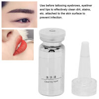 Microblading Cleaning Liquid Eyebrow Tattoo Cleaning Liquid 10ml Mild Portable for Microblading Artist for Beauty Salon