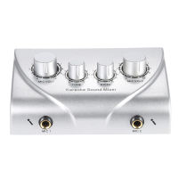 Karaoke Sound Mixer Dual Mic Inputs With Cable N-1 Silver Color