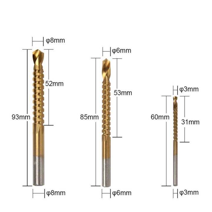 ดอกสเต็ป-ทรงเจดีย์-เจาะขยาย-คว้านรู-ขนาด-4-32-มม-step-drill-titanium-6-pcs-set