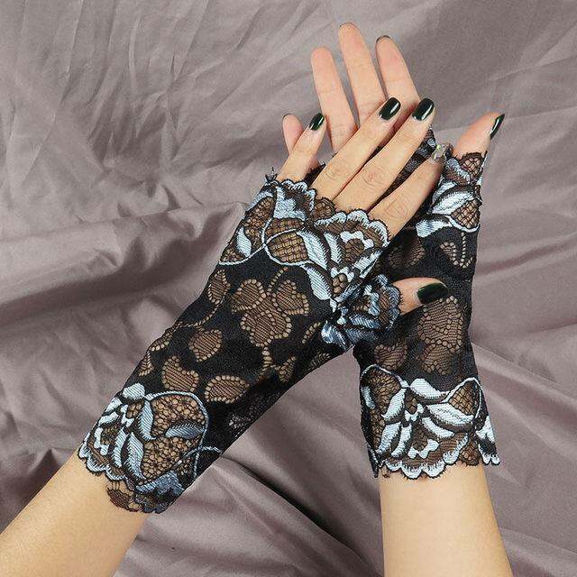 new-gloves-half-elastic-ultra-thin-driving-fingerless-embroidered-mittens